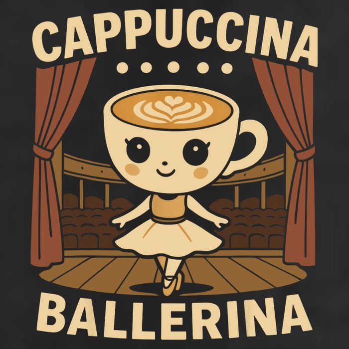 Cappuccina Ballerina Cappuccino Ballerina  11oz C Handle Ceramic Mug