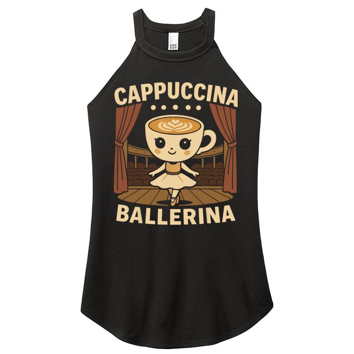Cappuccina Ballerina Cappuccino Ballerina  Women's Perfect Tri Rocker Tank