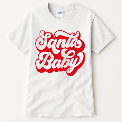 Christmas Santa baby super soft cozy warm sweatsuit Christmas baby girl Retro Santa Christmas outfit Santa baby retro Romper Tall T-Shirt