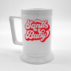 Christmas Santa baby super soft cozy warm sweatsuit Christmas baby girl Retro Santa Christmas outfit Santa baby retro Romper Beer Stein