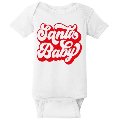 Christmas Santa baby super soft cozy warm sweatsuit Christmas baby girl Retro Santa Christmas outfit Santa baby retro Romper Baby Bodysuit