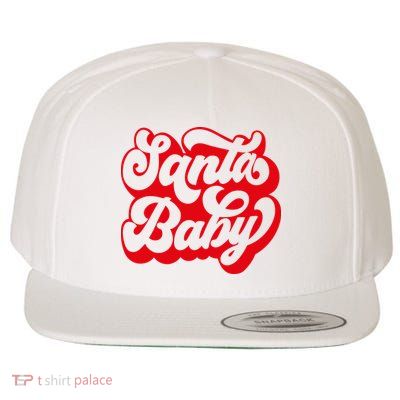 Christmas Santa baby super soft cozy warm sweatsuit Christmas baby girl Retro Santa Christmas outfit Santa baby retro Romper Wool Snapback Cap