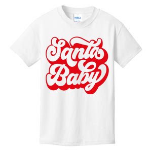 Christmas Santa baby super soft cozy warm sweatsuit Christmas baby girl Retro Santa Christmas outfit Santa baby retro Romper Kids T-Shirt