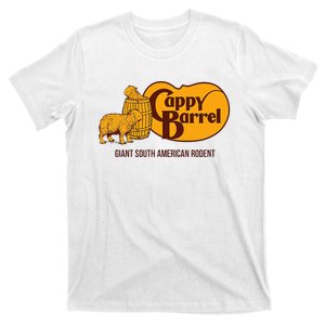 Cappy Barrel Capybara Campaign Store Logo T-Shirt