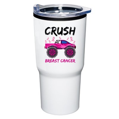 Crush Breast Cancer Awareness Monster Truck Tumbler