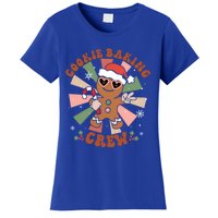 Cookie Baking Crew Groovy Retro Merry Christmas Xmas Gift Women's T-Shirt