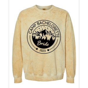 Camp Bachelorette Colorblast Crewneck Sweatshirt