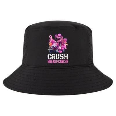 Crush Breast Cancer TRex Dinosaur Cool Comfort Performance Bucket Hat