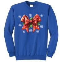 Coquette Bow Christmas Tree Cake Christmas Vibes Meaningful Gift Sweatshirt