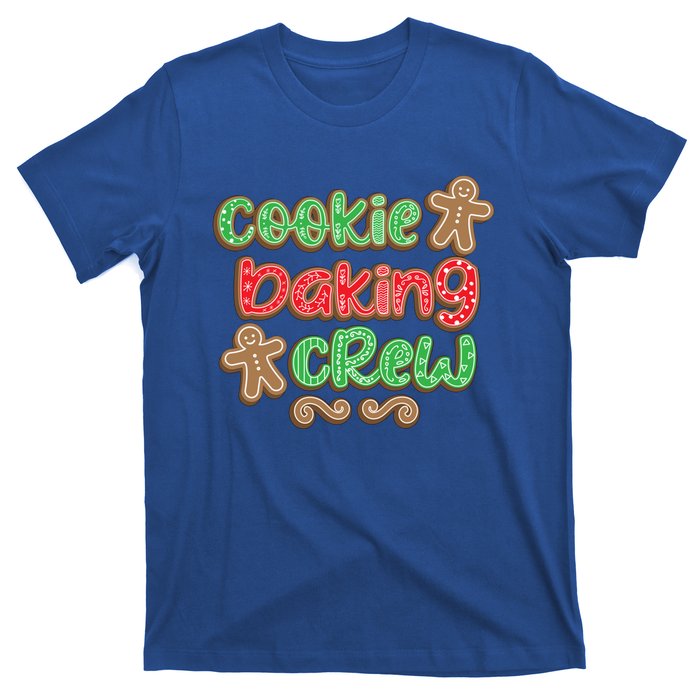 Cookie Baking Crew Christmas Holiday Bakers Gingerbread Gift Cute Gift T-Shirt