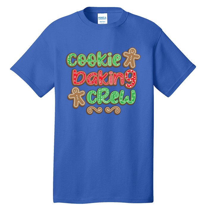 Cookie Baking Crew Christmas Holiday Bakers Gingerbread Gift Cute Gift Tall T-Shirt