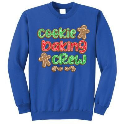 Cookie Baking Crew Christmas Holiday Bakers Gingerbread Gift Cute Gift Tall Sweatshirt