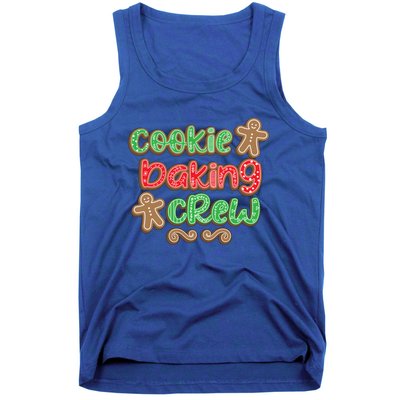 Cookie Baking Crew Christmas Holiday Bakers Gingerbread Gift Cute Gift Tank Top