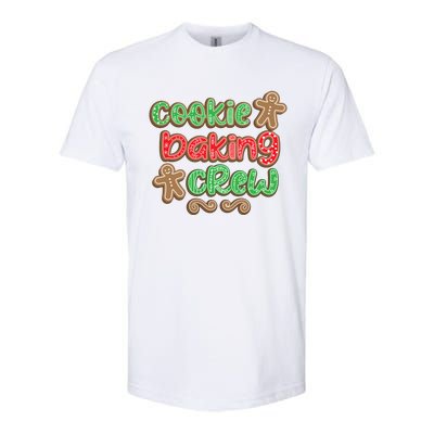 Cookie Baking Crew Christmas Holiday Bakers Gingerbread Gift Cute Gift Softstyle CVC T-Shirt