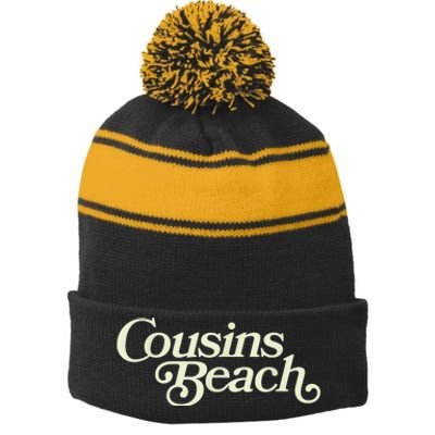 Cousins Beach Stripe Pom Pom Beanie