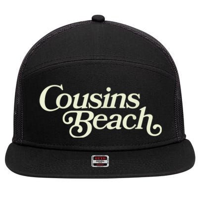 Cousins Beach 7 Panel Mesh Trucker Snapback Hat