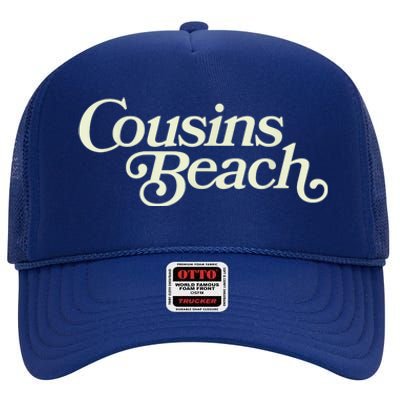 Cousins Beach High Crown Mesh Back Trucker Hat