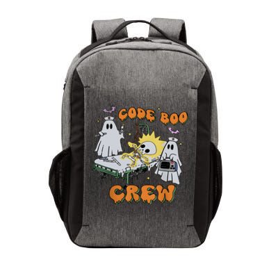 Code Boo Crew Funny Ghost Nurse Halloween Vector Backpack