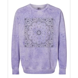 Colorful Bandana Colorblast Crewneck Sweatshirt