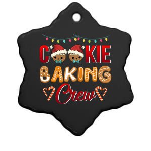 Cookie Baking Crew Cool Gift Ceramic Star Ornament