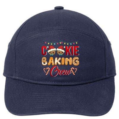 Cookie Baking Crew Cool Gift 7-Panel Snapback Hat