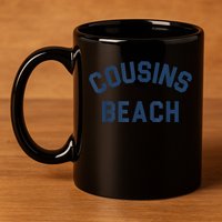 Cousins Beach 11oz C Handle Ceramic Mug