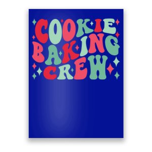 Cookie Baking Crew Christmas Santa Family Groovy Christmas Meaningful Gift Poster