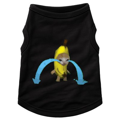 Crying Banana Cat Meme Popular Internet Meme Christmas Day Doggie Tank