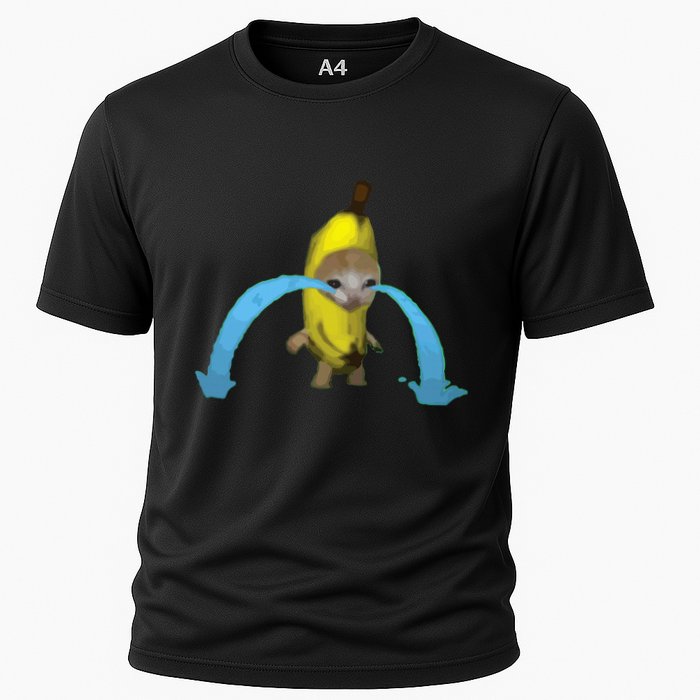 Crying Banana Cat Meme Popular Internet Meme Christmas Day Performance Shirt