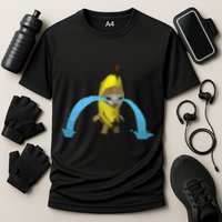 Crying Banana Cat Meme Popular Internet Meme Christmas Day Performance Shirt