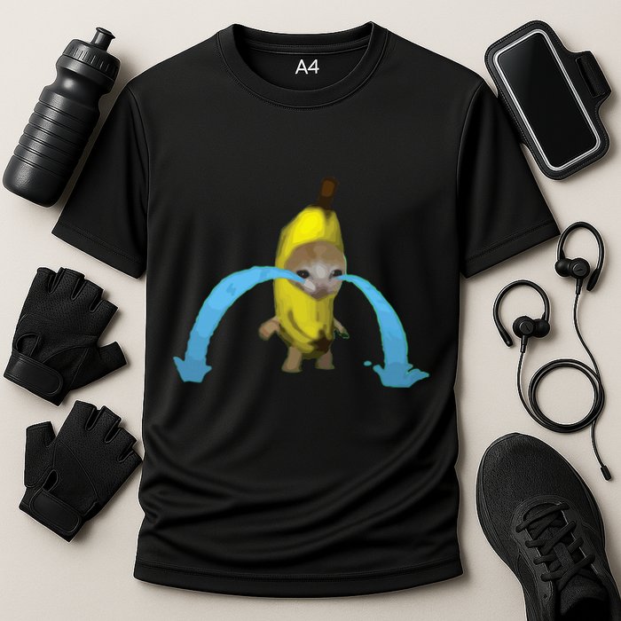 Crying Banana Cat Meme Popular Internet Meme Christmas Day Performance Shirt