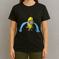 Crying Banana Cat Meme Popular Internet Meme Christmas Day T-Shirt