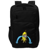 Crying Banana Cat Meme Popular Internet Meme Christmas Day Impact Tech Backpack