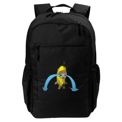 Crying Banana Cat Meme Popular Internet Meme Christmas Day Backpack