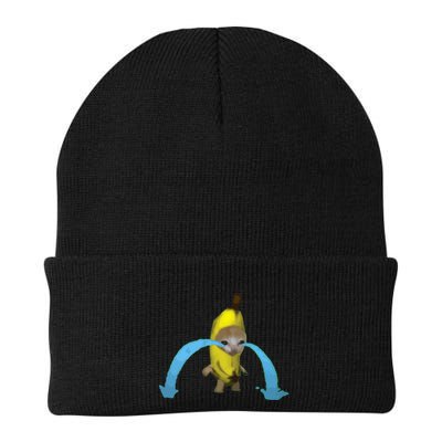 Crying Banana Cat Meme Popular Internet Meme Christmas Day Beanie