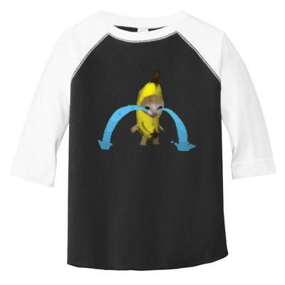 Crying Banana Cat Meme Popular Internet Meme Christmas Day Toddler Fine Jersey T-Shirt