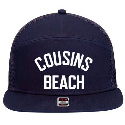 Cousins Beach 7 Panel Mesh Trucker Snapback Hat