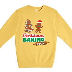 Christmas Baking Crew Funny Merry Xmas Cookies Matching Cute Gift Premium Crewneck Sweatshirt