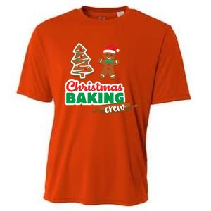 Christmas Baking Crew Funny Merry Xmas Cookies Matching Cute Gift Cooling Performance Crew T-Shirt