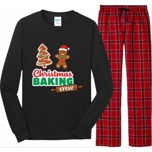 Christmas Baking Crew Funny Merry Xmas Cookies Matching Cute Gift Long Sleeve Pajama Set