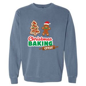 Christmas Baking Crew Funny Merry Xmas Cookies Matching Cute Gift Garment-Dyed Sweatshirt