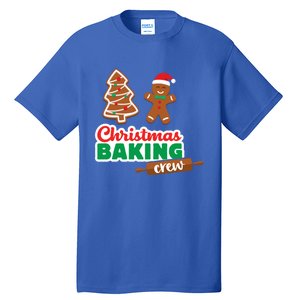 Christmas Baking Crew Funny Merry Xmas Cookies Matching Cute Gift Tall T-Shirt