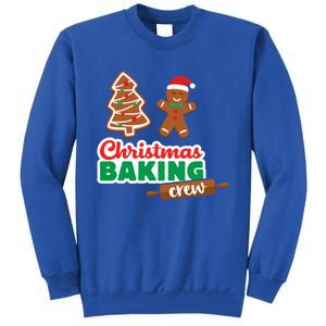 Christmas Baking Crew Funny Merry Xmas Cookies Matching Cute Gift Tall Sweatshirt