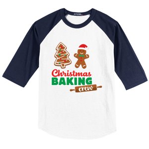 Christmas Baking Crew Funny Merry Xmas Cookies Matching Cute Gift Baseball Sleeve Shirt