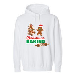 Christmas Baking Crew Funny Merry Xmas Cookies Matching Cute Gift Garment-Dyed Fleece Hoodie