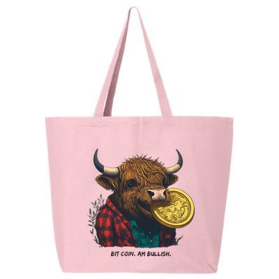 Crypto Bit Coin Am Bullish Cryptocurrency 25L Jumbo Tote
