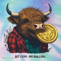 Crypto Bit Coin Am Bullish Cryptocurrency Legacy Tie Dye Trucker Hat