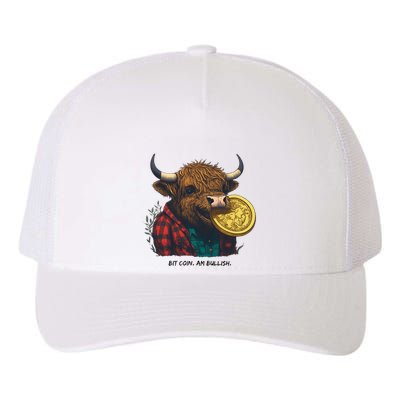 Crypto Bit Coin Am Bullish Cryptocurrency Yupoong Adult 5-Panel Trucker Hat