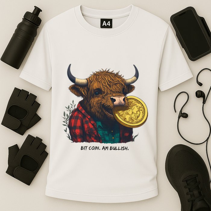 Crypto Bit Coin Am Bullish Cryptocurrency Performance Shirt