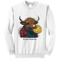 Crypto Bit Coin Am Bullish Cryptocurrency Sweatshirt